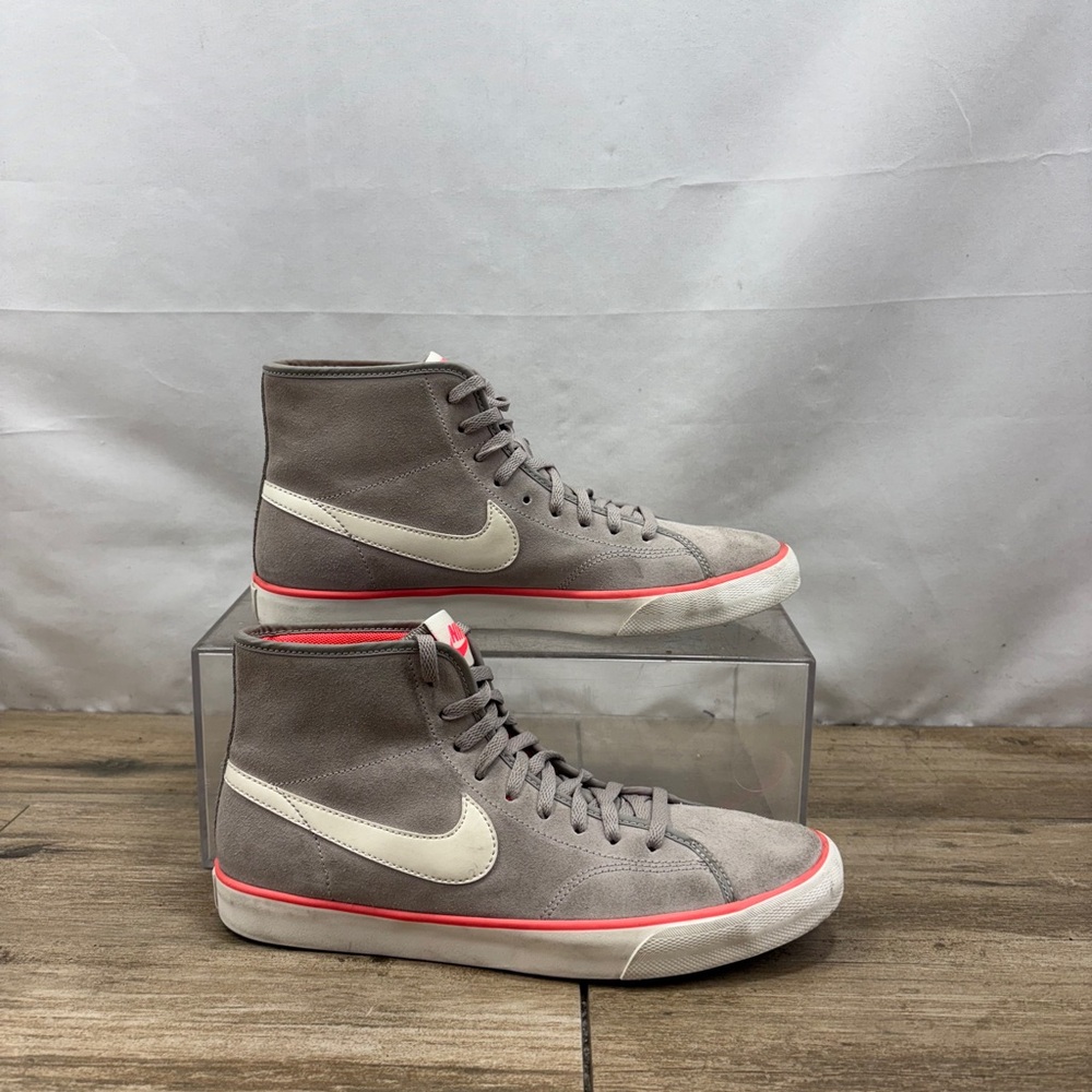 Nike, Primo Court Mid,  630656-060,  Gray /Orange Suede, Women’s‎ Size 8.5